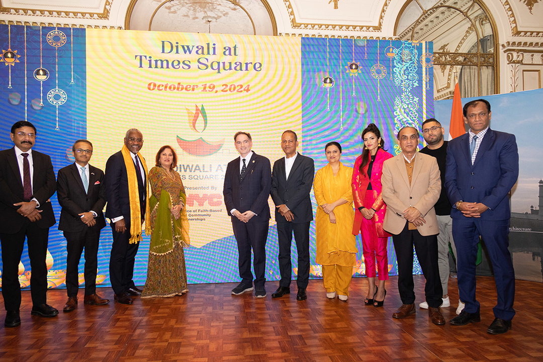 Diwali at Times Square Press Conference