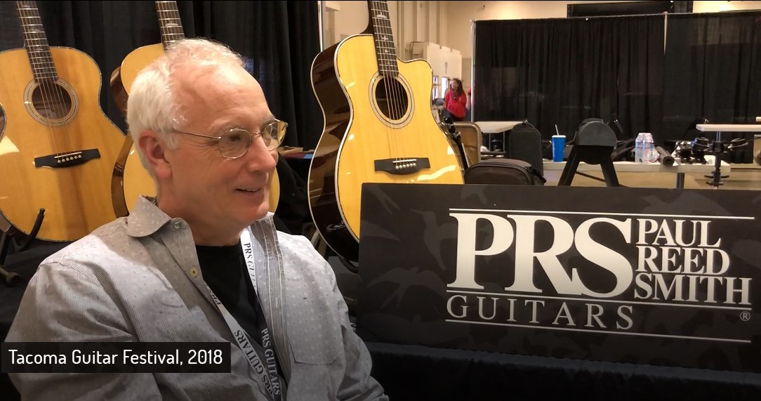 Paul Reed Smith at the Tacoma Guitar Festival, April 2018