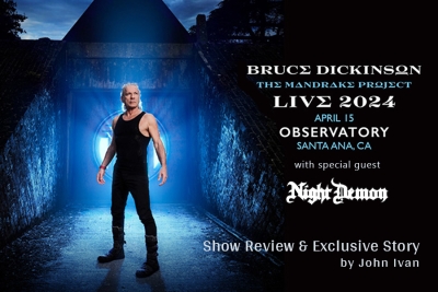 Exclusive Live Show Review: Bruce Dickinson At The Observatory With Night Demon