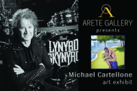 Lynyrd Skynyrd Drummer Michael Cartellone Showcases Artwork at Arete Gallery in New Hope, PA