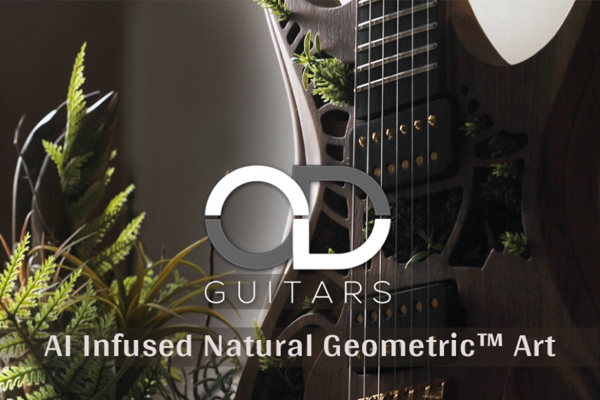 OD Guitars /imagine: prompt AI Infused Natural Geometric™ Art