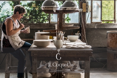 Limoges porcelain factory JL Coquet