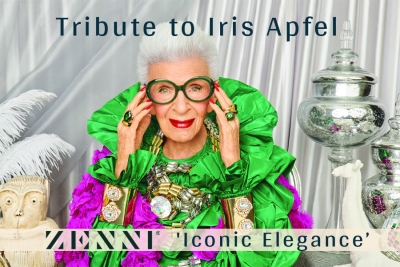 Zenni Optical Pays Tribute to Fashion Legend Iris Apfel with 'Iconic Elegance' Eyewear Collection